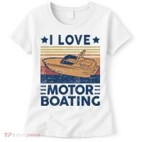 Boat Captain I Love Motorboating Motorboating Women's T-Shirt thumb 0