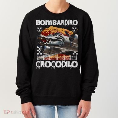 Bombardiro Crocodilo - Italian Brainrot Meme  Women's Sweatshirt