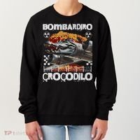 Bombardiro Crocodilo - Italian Brainrot Meme  Women's Sweatshirt thumb 0