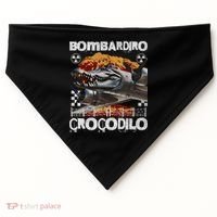 Bombardiro Crocodilo - Italian Brainrot Meme  USA-Made Doggie Bandana thumb 0