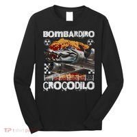 Bombardiro Crocodilo - Italian Brainrot Meme  Long Sleeve Shirt thumb 0