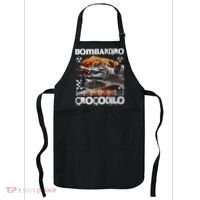 Bombardiro Crocodilo - Italian Brainrot Meme  Apron thumb 0