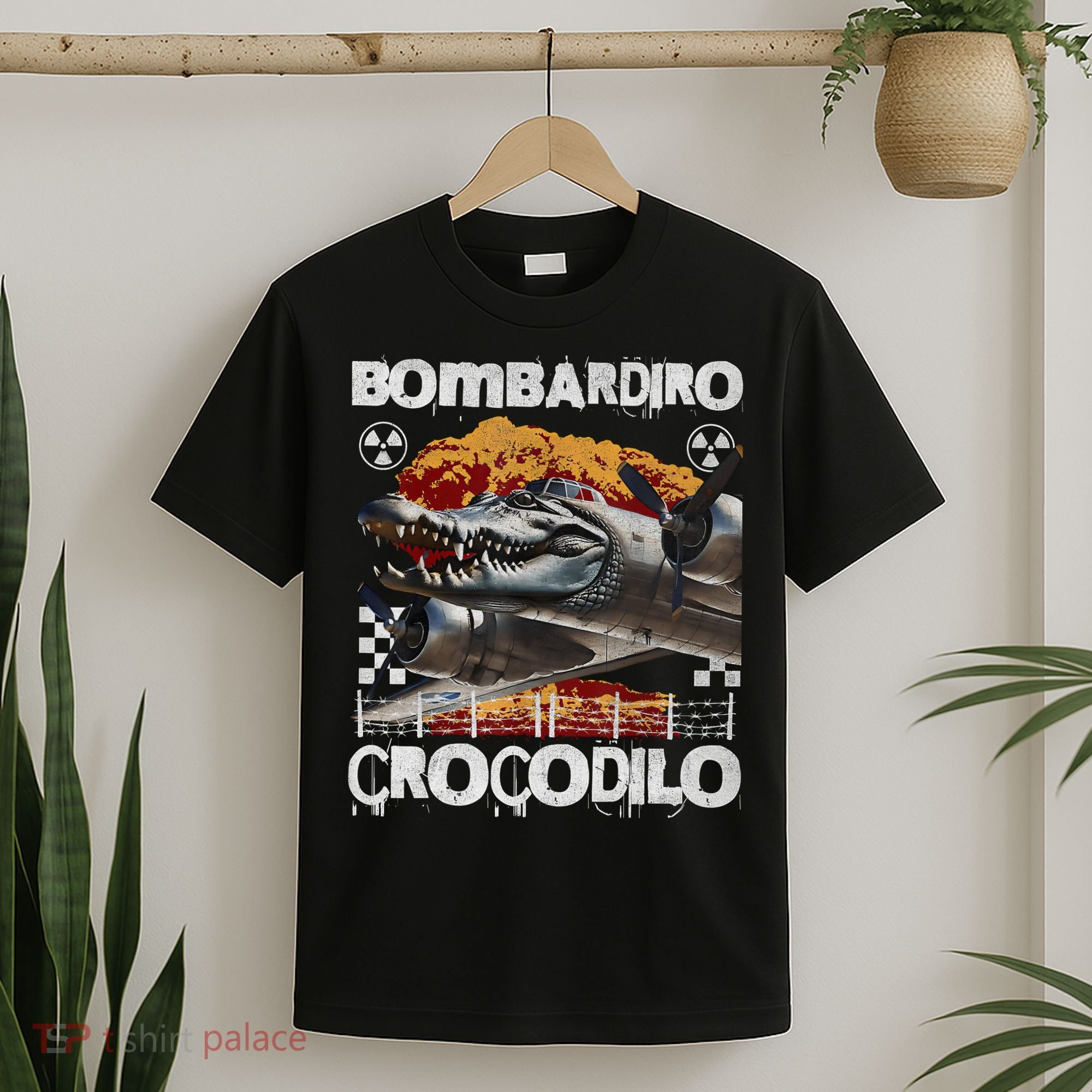 Bombardiro Crocodilo - Italian Brainrot Meme  T-Shirt