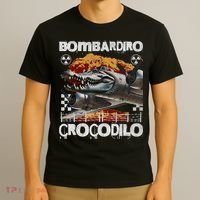 Bombardiro Crocodilo - Italian Brainrot Meme  T-Shirt thumb 3