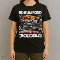 Bombardiro Crocodilo - Italian Brainrot Meme  T-Shirt thumb 4