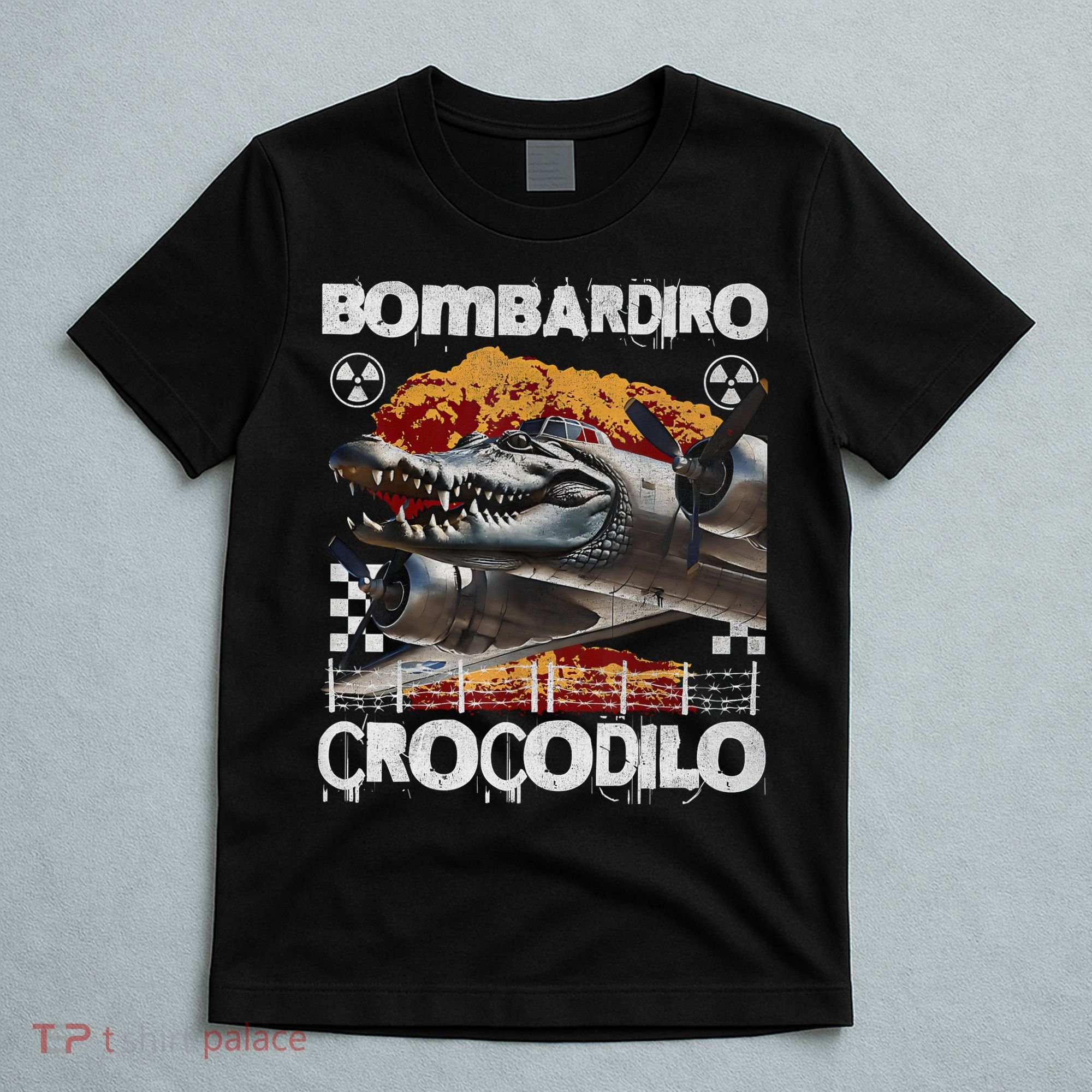 Bombardiro Crocodilo - Italian Brainrot Meme  T-Shirt