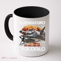 Bombardiro Crocodilo - Italian Brainrot Meme  Coffee Mug thumb 0