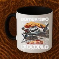 Bombardiro Crocodilo - Italian Brainrot Meme  Coffee Mug thumb 2