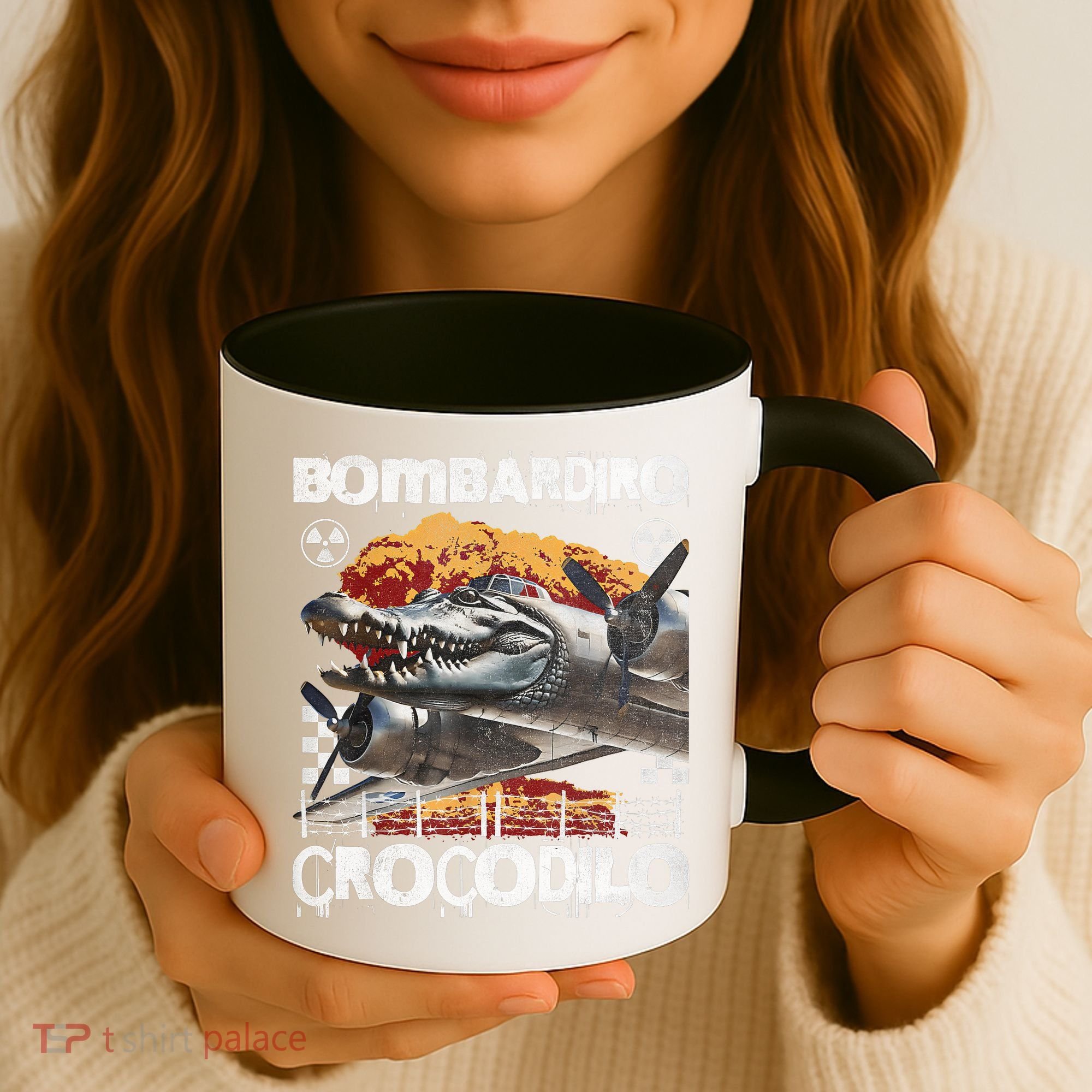 Bombardiro Crocodilo - Italian Brainrot Meme  Coffee Mug
