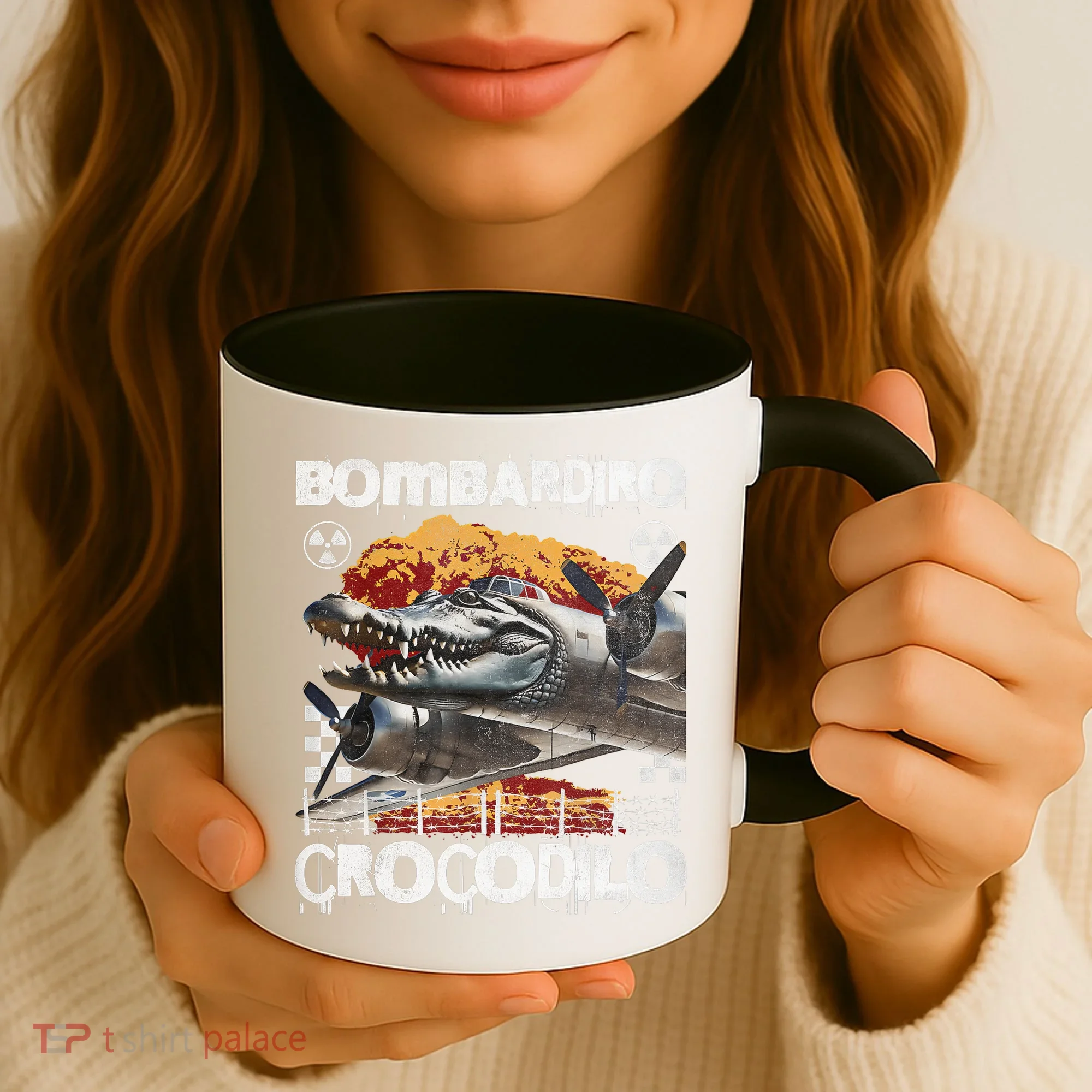 Bombardiro Crocodilo - Italian Brainrot Meme  Coffee Mug