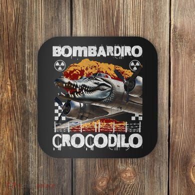 Bombardiro Crocodilo - Italian Brainrot Meme  Coaster
