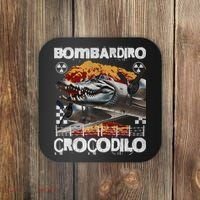 Bombardiro Crocodilo - Italian Brainrot Meme  Coaster thumb 0