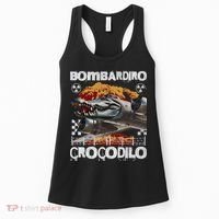 Bombardiro Crocodilo - Italian Brainrot Meme  Women's Tank Top thumb 0