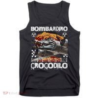 Bombardiro Crocodilo - Italian Brainrot Meme  Tank Top thumb 0