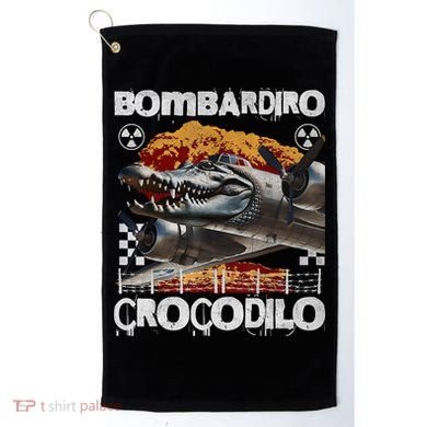 Bombardiro Crocodilo - Italian Brainrot Meme  Golf Towel