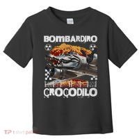Bombardiro Crocodilo - Italian Brainrot Meme  Toddler T-Shirt thumb 0