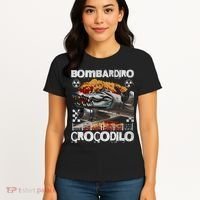 Bombardiro Crocodilo - Italian Brainrot Meme  Women's T-Shirt thumb 4