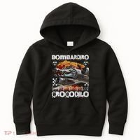 Bombardiro Crocodilo - Italian Brainrot Meme  Kids Hoodie thumb 0