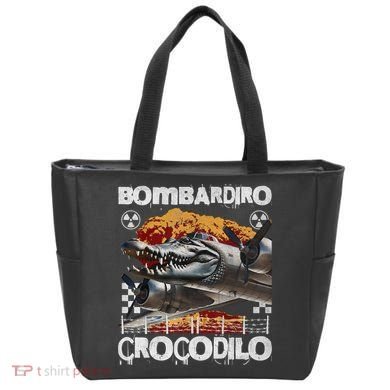 Bombardiro Crocodilo - Italian Brainrot Meme  Tote Bag