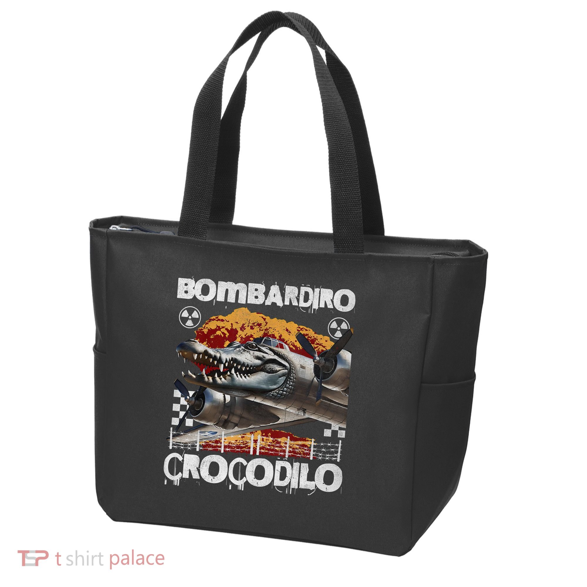 Bombardiro Crocodilo - Italian Brainrot Meme  Tote Bag
