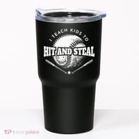 Baseball Coach I Teach Kids To Hit And Steal Tumbler thumb 0
