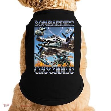 Bombardiro Crocodilo - Italian Brainrot Meme Doggie Tank