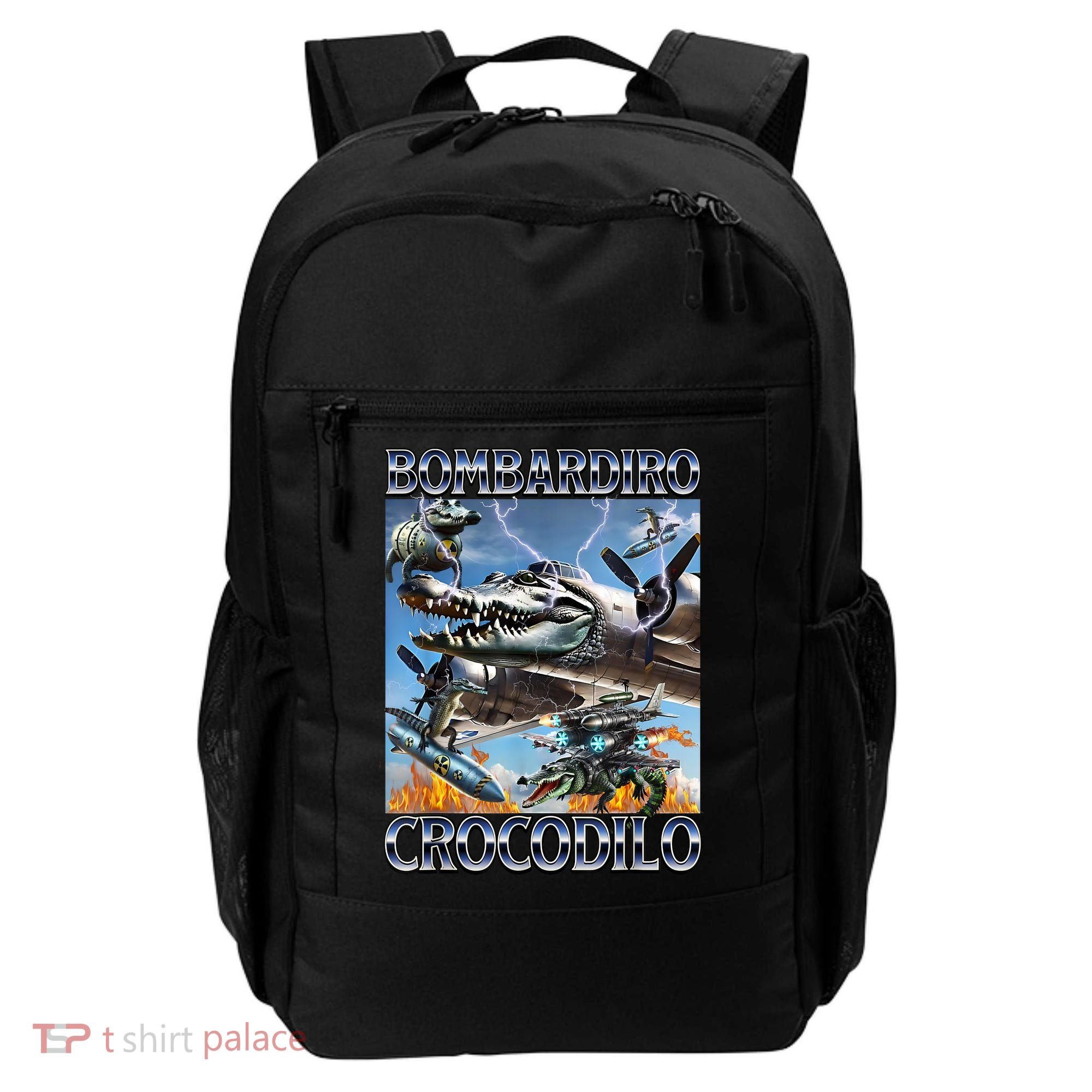 Bombardiro Crocodilo - Italian Brainrot Meme Backpack