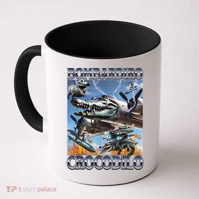 Bombardiro Crocodilo - Italian Brainrot Meme Coffee Mug