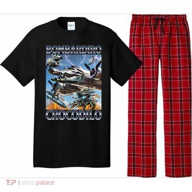 Bombardiro Crocodilo - Italian Brainrot Meme Pajama Set