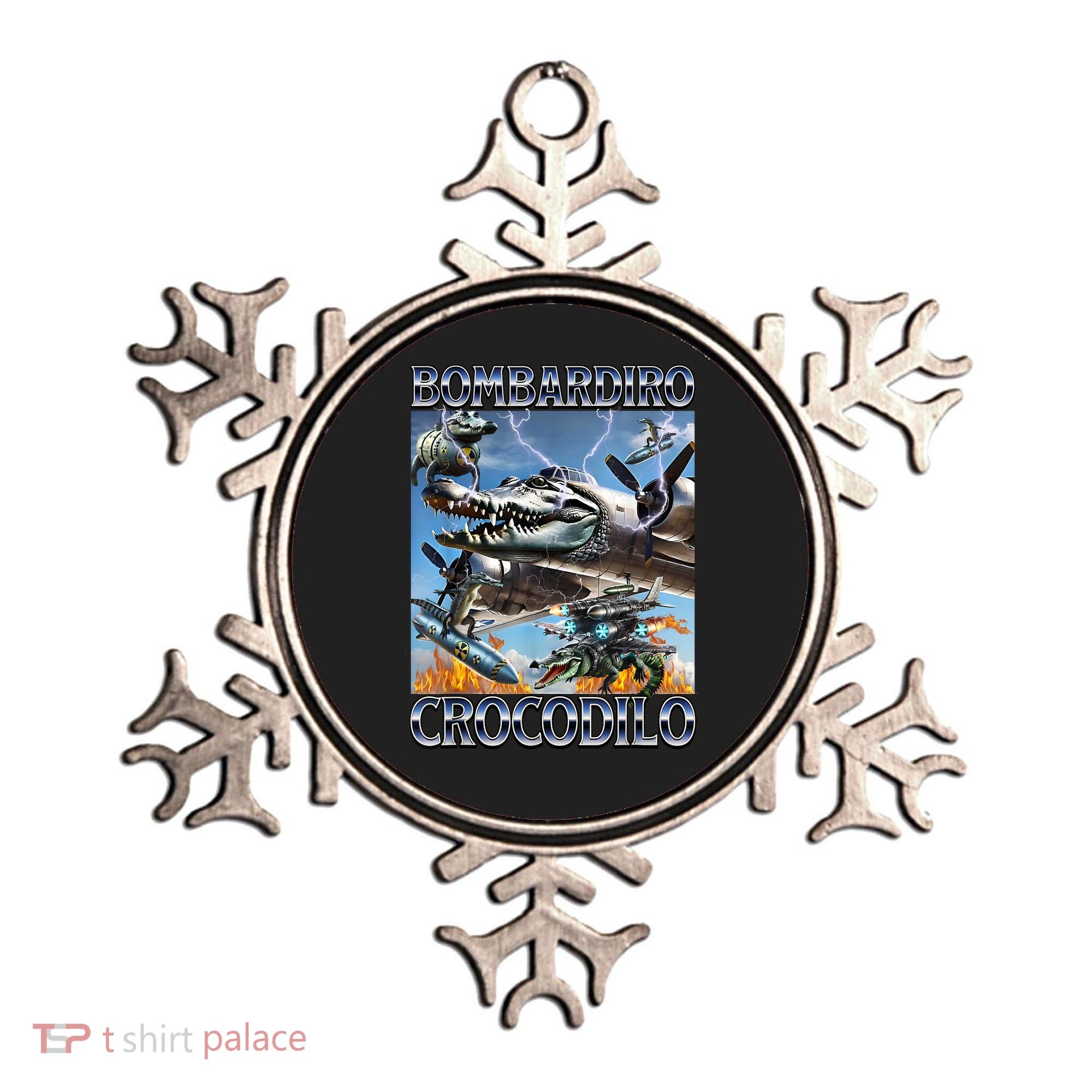 Bombardiro Crocodilo - Italian Brainrot Meme Ornament