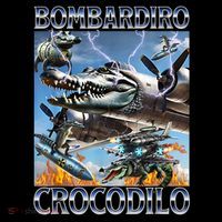Bombardiro Crocodilo - Italian Brainrot Meme Baby Bodysuit thumb 2