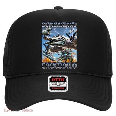 Bombardiro Crocodilo - Italian Brainrot Meme Hat