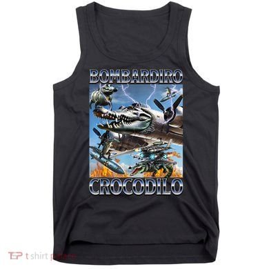 Bombardiro Crocodilo - Italian Brainrot Meme Tank Top