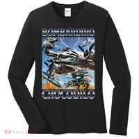 Bombardiro Crocodilo - Italian Brainrot Meme Women's Long Sleeve Shirt thumb 0