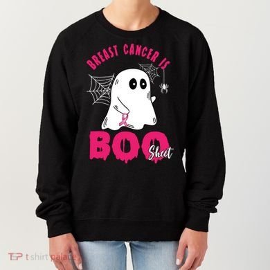 Breast Cancer Is Boo Sheet Halloween Ghost Women's Sweatshirt