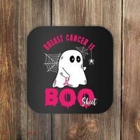 Breast Cancer Is Boo Sheet Halloween Ghost Coaster thumb 0