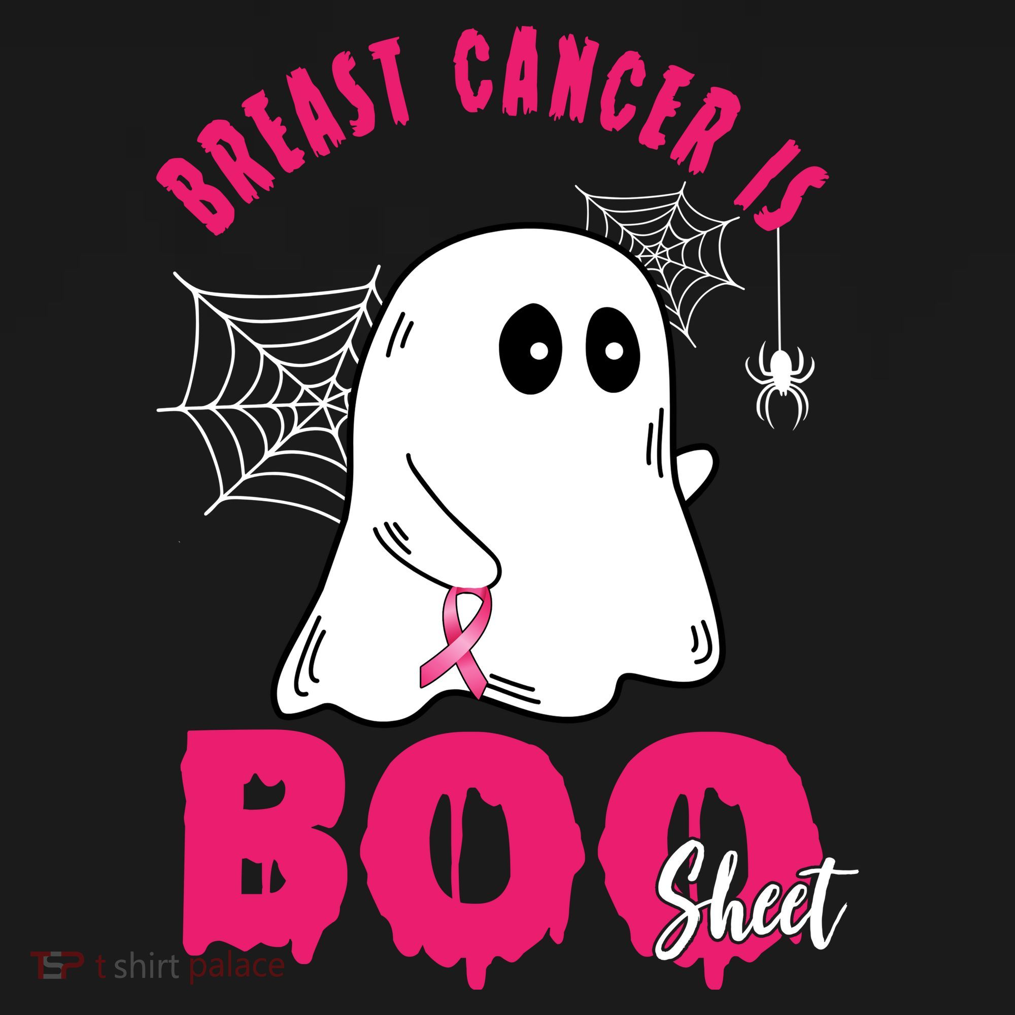 Breast Cancer Is Boo Sheet Halloween Ghost Toddler Hoodie