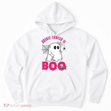 Breast Cancer Is Boo Sheet Halloween Ghost Hoodie