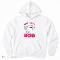 Breast Cancer Is Boo Sheet Halloween Ghost Hoodie thumb 0