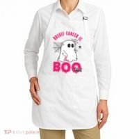 Breast Cancer Is Boo Sheet Halloween Ghost Apron thumb 2