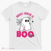 Breast Cancer Is Boo Sheet Halloween Ghost T-Shirt thumb 0