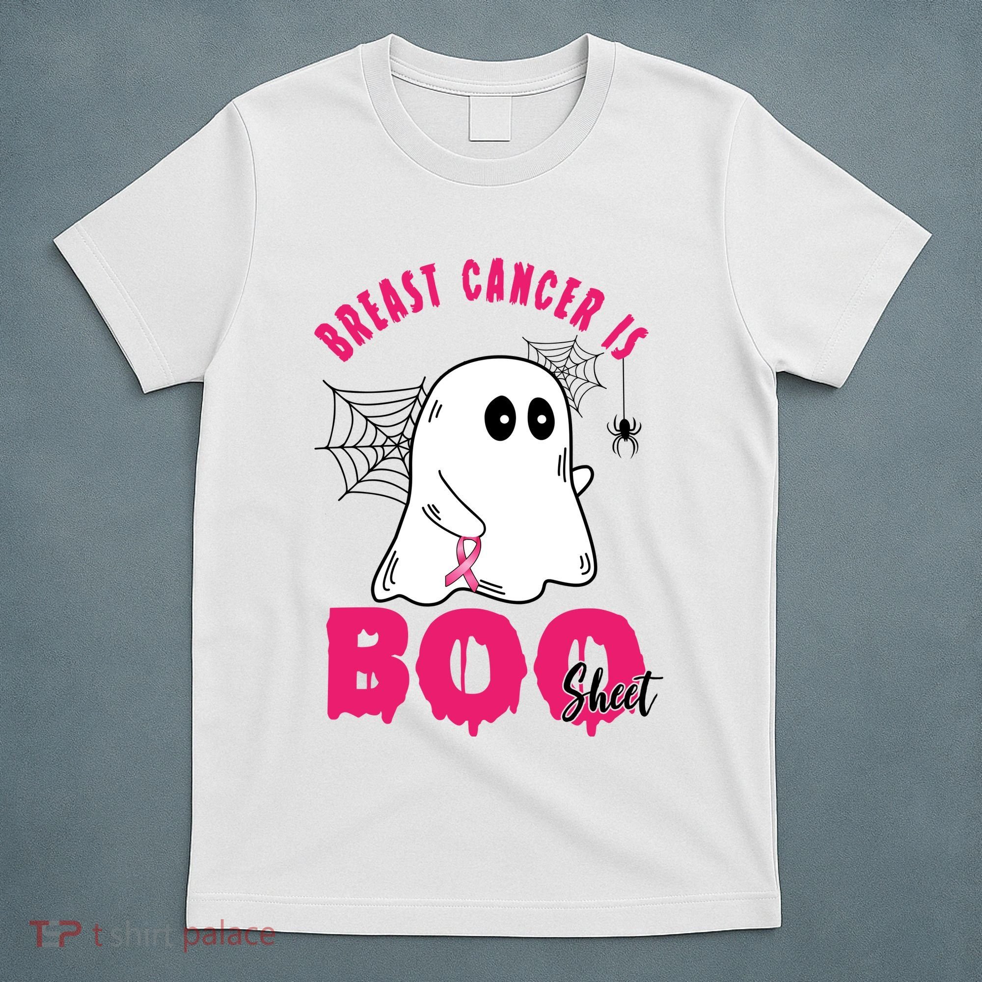Breast Cancer Is Boo Sheet Halloween Ghost T-Shirt