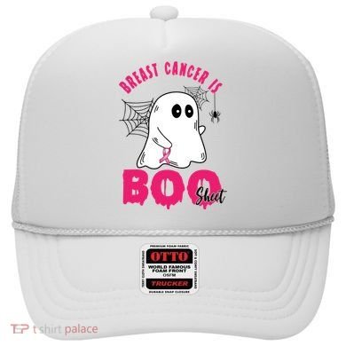 Breast Cancer Is Boo Sheet Halloween Ghost Hat