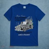 Brain Cancer Is A Journey Brain Cancer Awareness Gift T-Shirt thumb 5