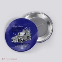 Brain Cancer Is A Journey Brain Cancer Awareness Gift Button thumb 0
