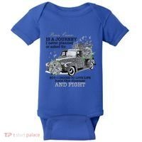 Brain Cancer Is A Journey Brain Cancer Awareness Gift Baby Bodysuit thumb 0