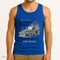 Brain Cancer Is A Journey Brain Cancer Awareness Gift Tank Top thumb 3