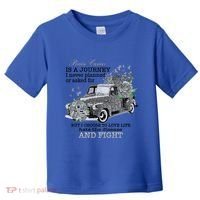 Brain Cancer Is A Journey Brain Cancer Awareness Gift Toddler T-Shirt thumb 0