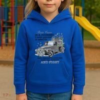 Brain Cancer Is A Journey Brain Cancer Awareness Gift Kids Hoodie thumb 3