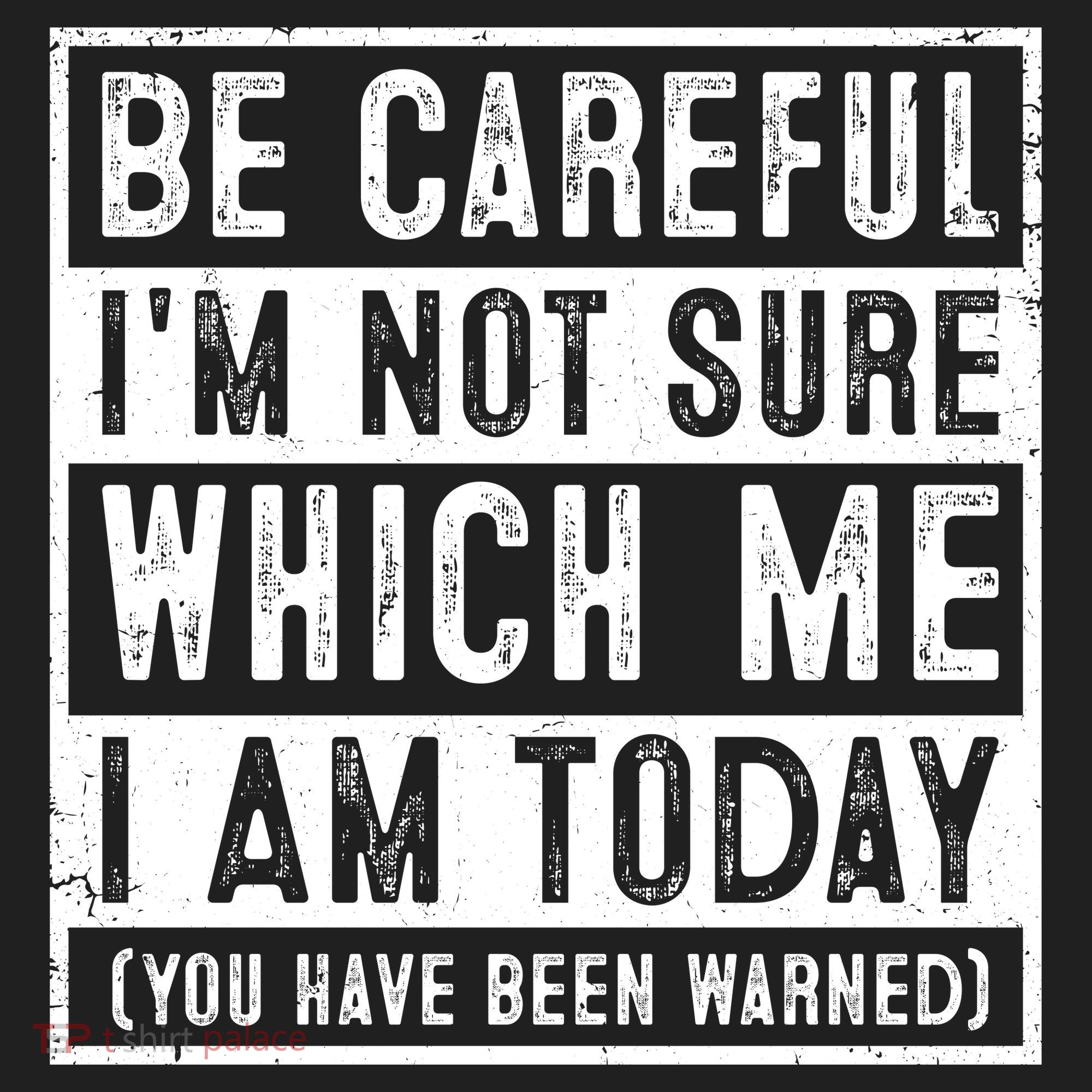 Be Careful I'm Not Sure Which Me I Am Today You Have Been Warned Women's Sweatshirt